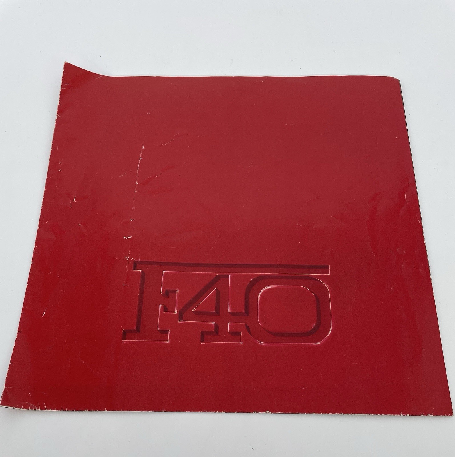1987 Ferrari F40 Original Factory Sales Brochure 479/87