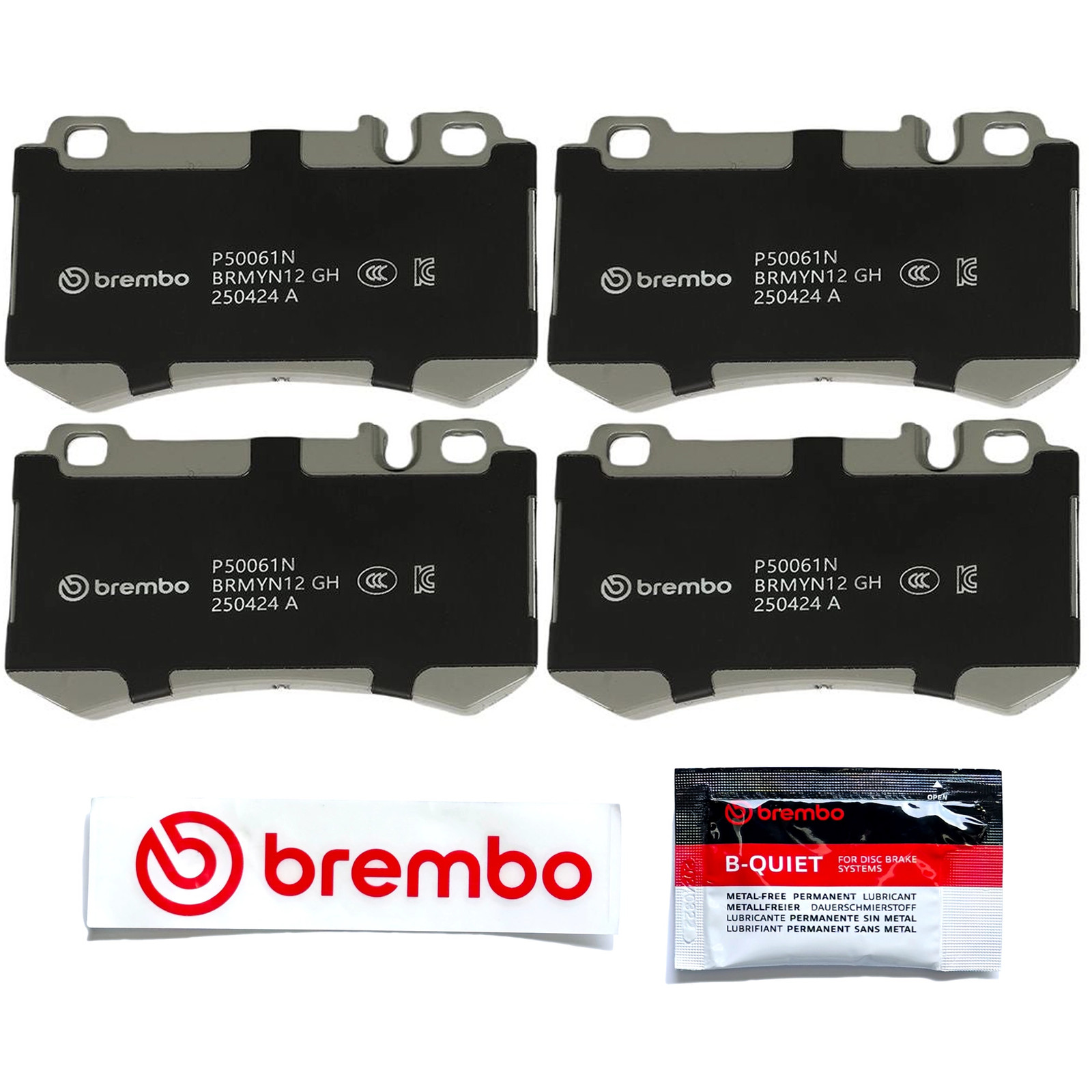 Brembo P50061N Rear Ceramic Brake Pads Set Kit for 03-06 CL55 E55 S600 SL55 AMG