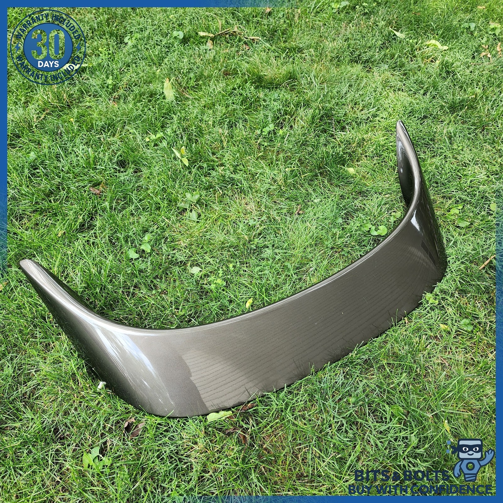 2006-2012 Mitsubishi Eclipse Upper Spoiler Tail Wing OEM Gray Silver Brake Light