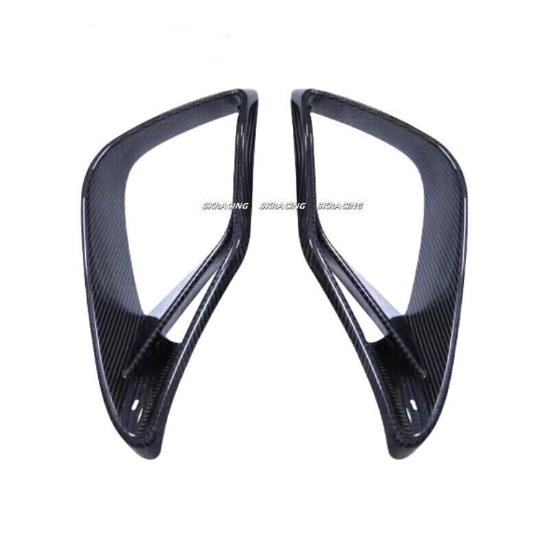 Fits Mercedes Benz W217 S63 Coupe 18-21 Glossy Black Front Bumper Air Vent Trim