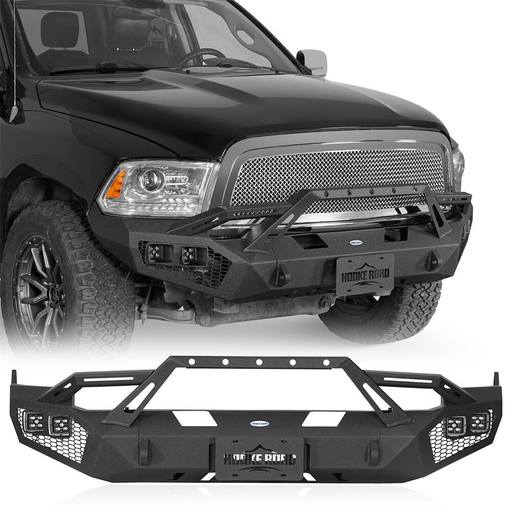 Front Winch Bumper / Rear Back Bumper Fit 2009 2010 2011 2012 Dodge Ram 1500