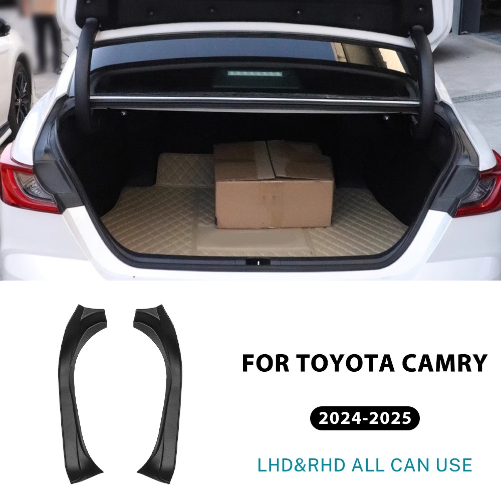 Car Rear Trunk Both Sides Covers Inner Guard Trim TPE For Toyota Camry 2024-2025 Car Rear Trunk Both Sides Covers Inner Guard Trim TPE For Toyota Camry 2024-2025