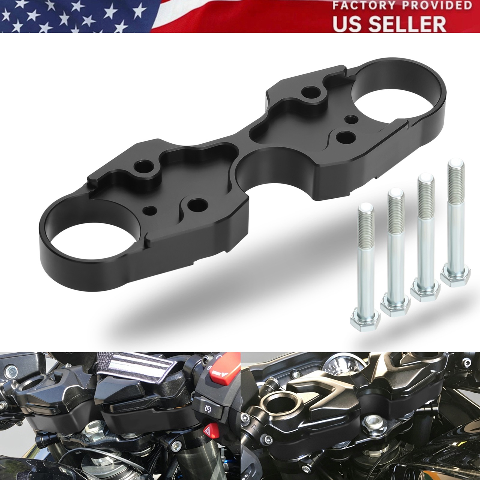 Triple Tree Fork Bridge Handlebar Riser For SUZUKI HAYABUSA GSX1300R 2022-2026