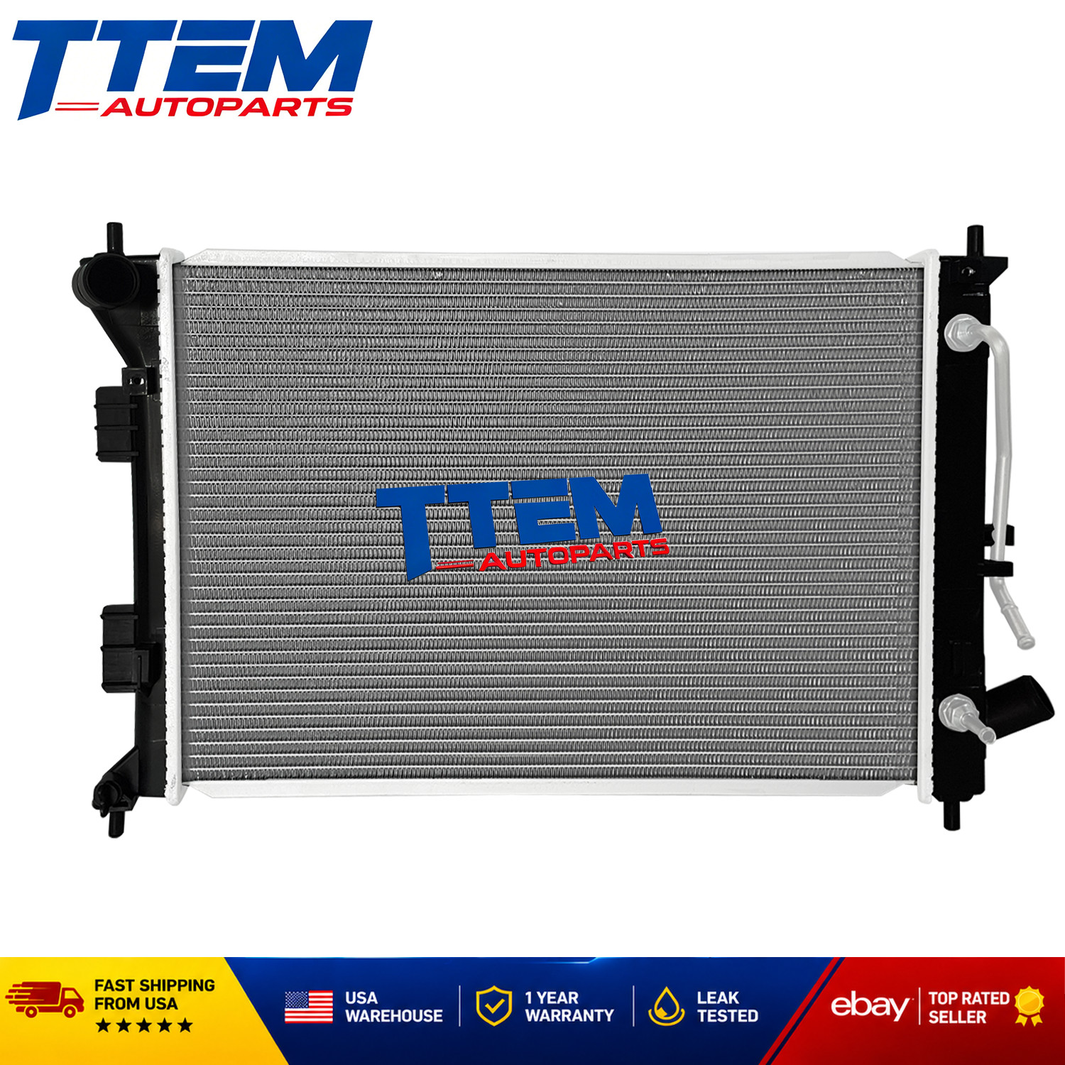 13333 Radiator for Hyundai 11-13 Elantra / 13-15 Elantra GT / 2014 Kia Forte