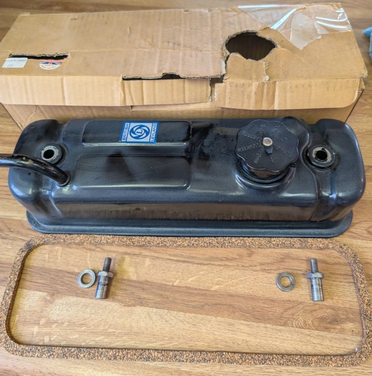VTG British Leyland Alloy Rocker Cover UK MADE OEM PART ARC105 MGB MINIS Triumph