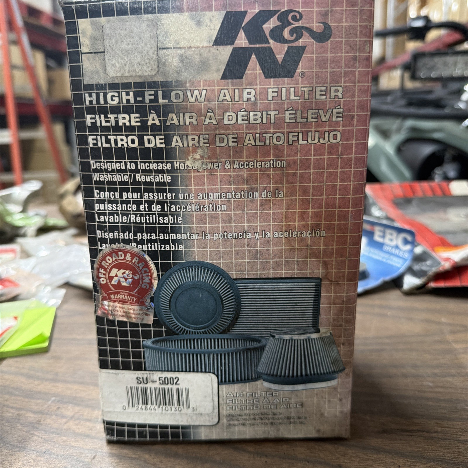 Nos K&N Repl.Air Filter For SUZUKI EIGER/VINSON 02-07 KINGQUAD 400 08-09 SU-5002 Nos K&N Repl.Air Filter For SUZUKI EIGER/VINSON 02-07 KINGQUAD 400 08-09 SU-5002
