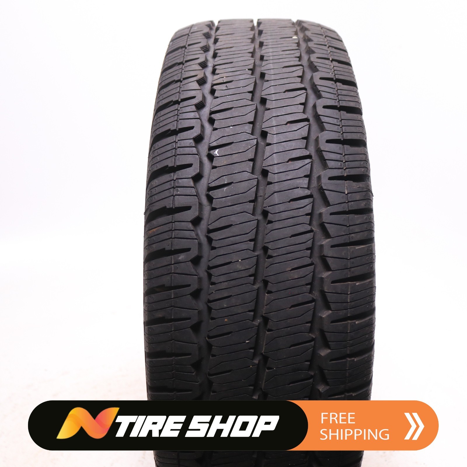 Set of 2 Used 235/65R16C Continental VanContact A/S - 121/119R - 11.5/32