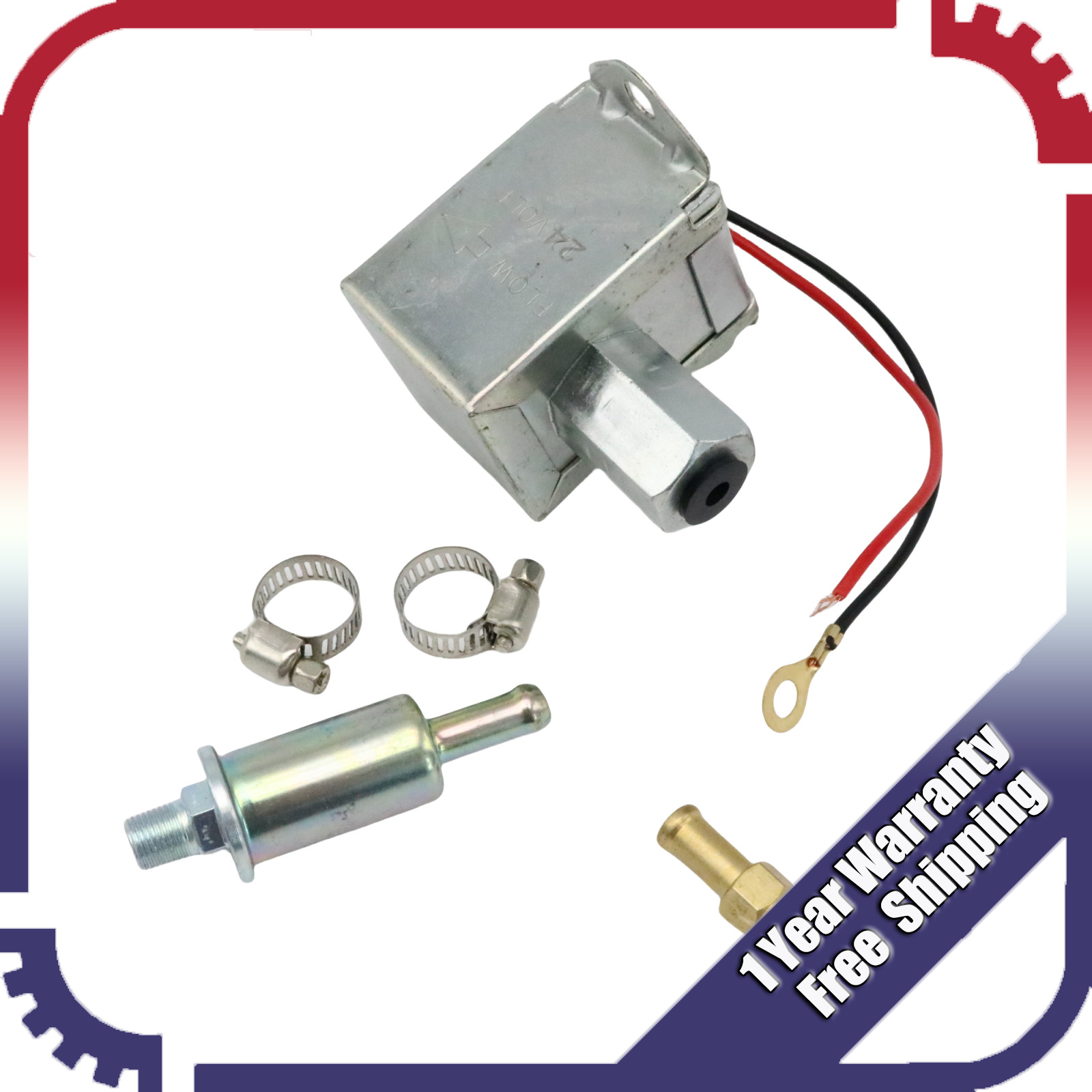 40164 40164N Solid State Fuel Pump 4.5-6.0 PSI 24V For Facet NEW