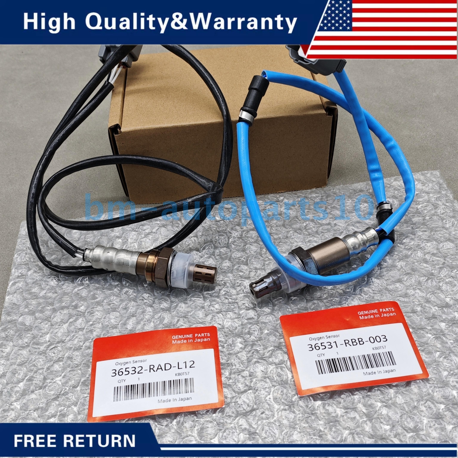 New 2PCS Up&Downstream Oxygen Sensor For 04-08 Acura TSX 2.4L 234-9066 234-4363