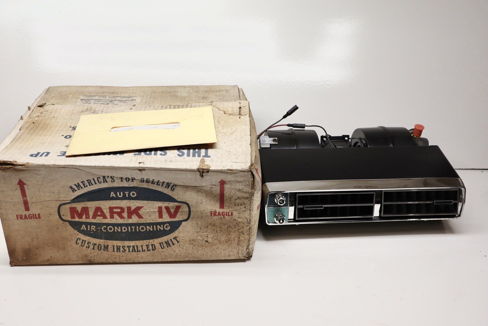 NOS Vintage Mark IV ESCORT Under Dash A/C John E Mitchell Co Dallas, Tx