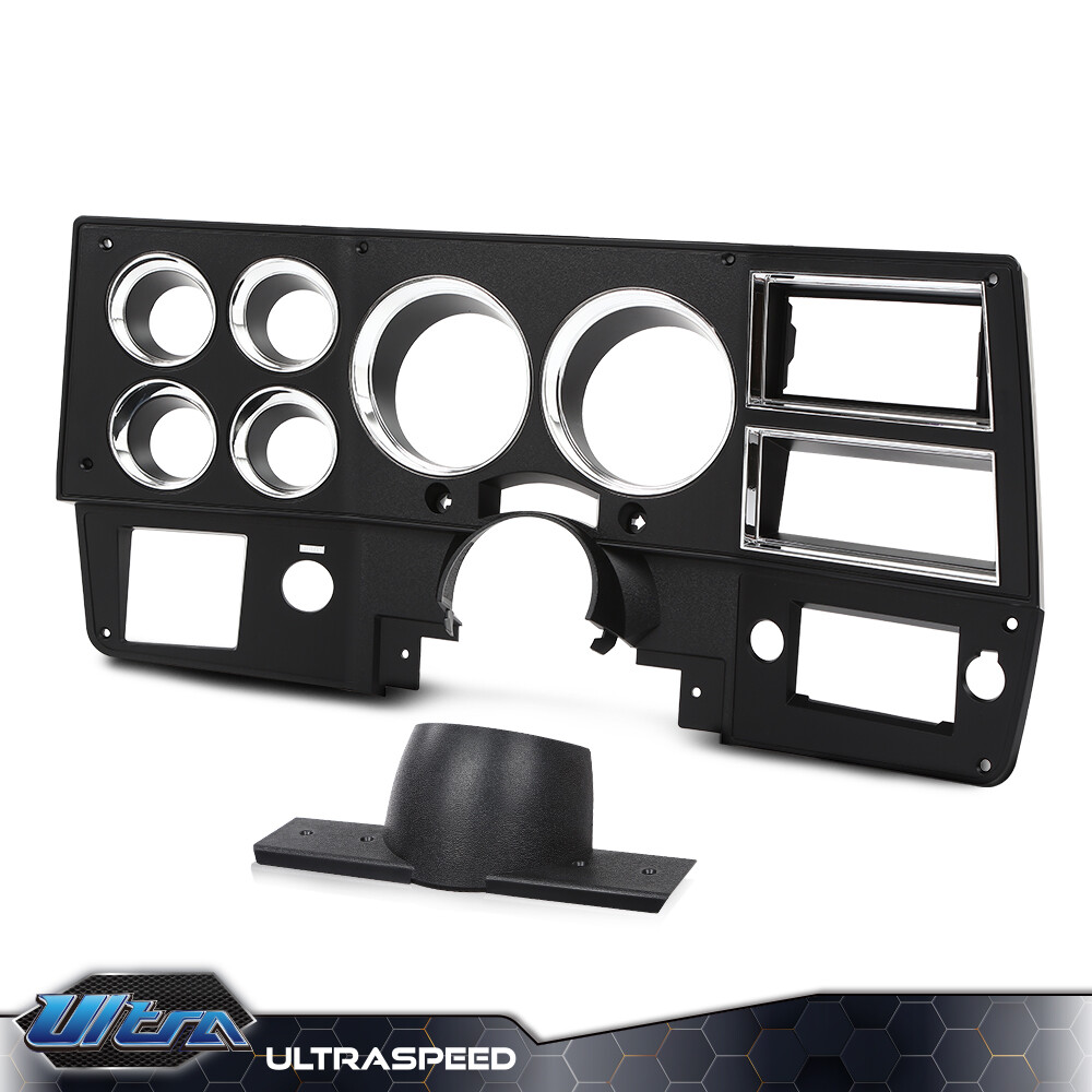 Dash Bezel W/ A/C W/ Lower Column Cover Fit For 1984-1987 Chevrolet GMC Truck