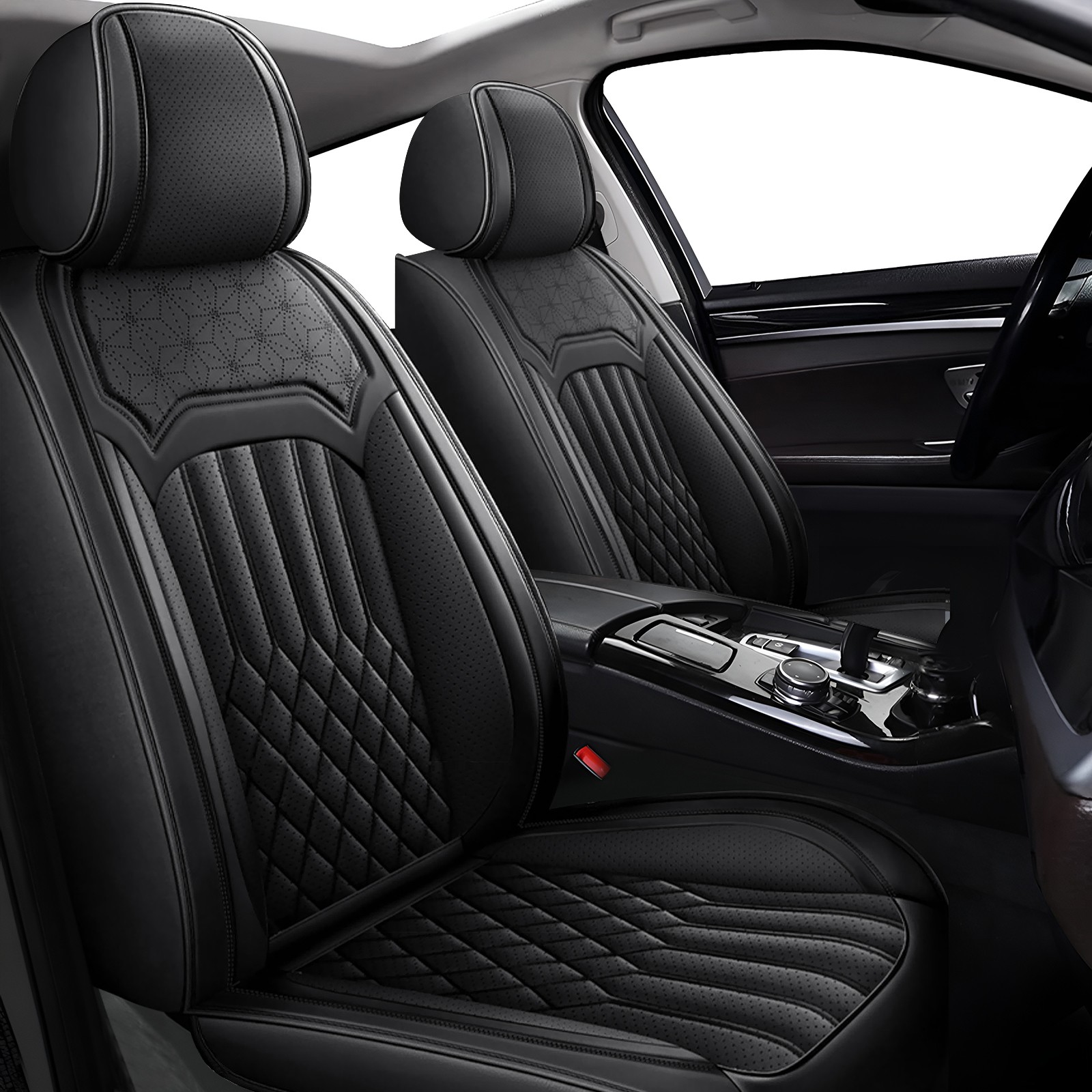 AIZDLBB Car Seat Cover Faux Leather  For Ford Explorer 2004-2026  (2/5 Seat)