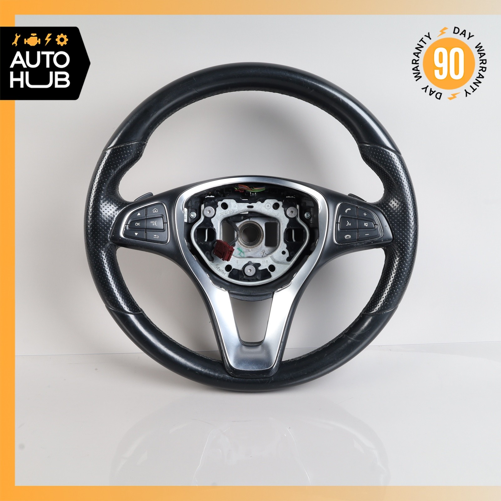 15-23 Mercedes W205 C300 GLC300 Metris Steering Wheel w/ Paddle Shifters OEM 15-23 Mercedes W205 C300 GLC300 Metris Steering Wheel w/ Paddle Shifters OEM