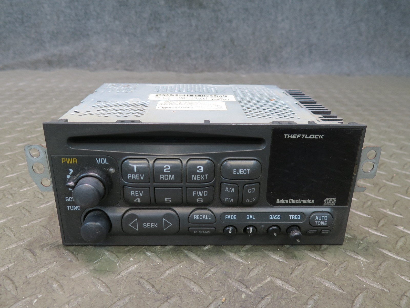 97-04 CHEVROLET CORVETTE C5 RADIO CD PLAYER RECEIVER HEAD UNIT 16257601 OEM
