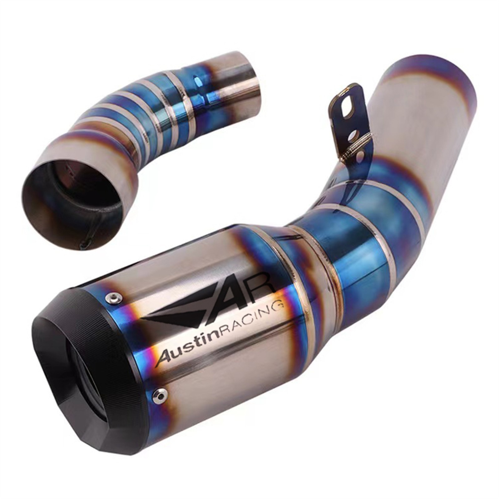 Titanium Exhaust System Muffler Pipe For Kawasaki Ninja ZX6R ZX636 2009-2022 Titanium Exhaust System Muffler Pipe For Kawasaki Ninja ZX6R ZX636 2009-2022