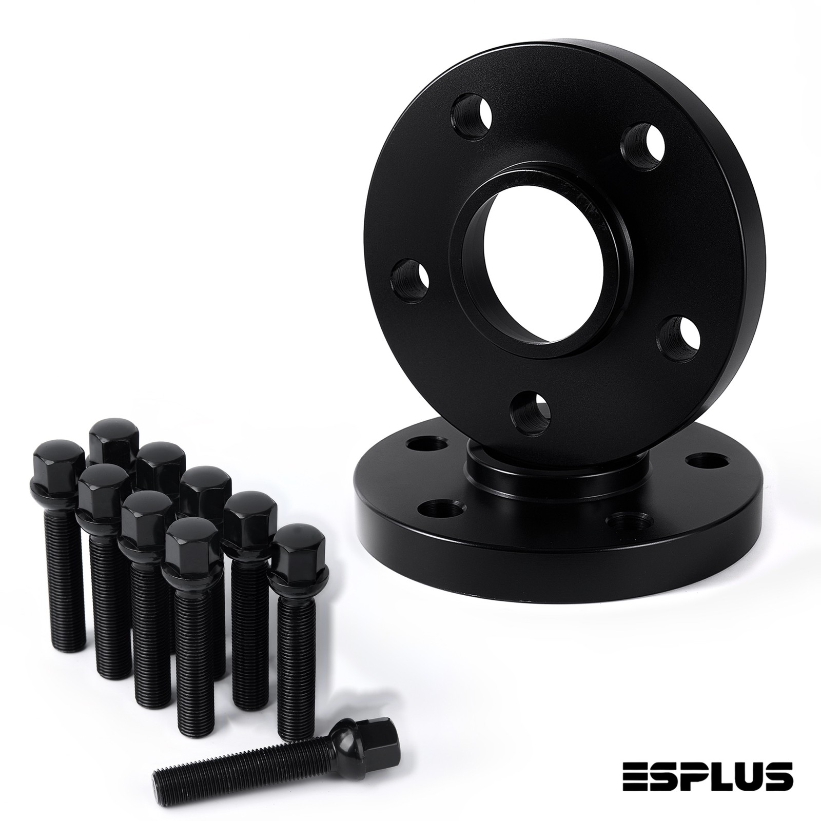 2x Wheel Spacers 5x112 20 Thick + Ball Seat Bolts for 45 Stock for Mercedes