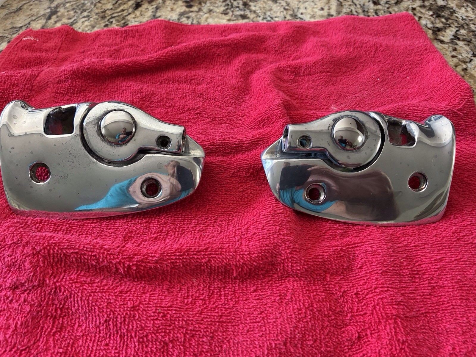 1964-65 Pontiac GTO Lemans Convertible Sunvisor Support & Latch Receptacle GM 1964-65 Pontiac GTO Lemans Convertible Sunvisor Support & Latch Receptacle GM