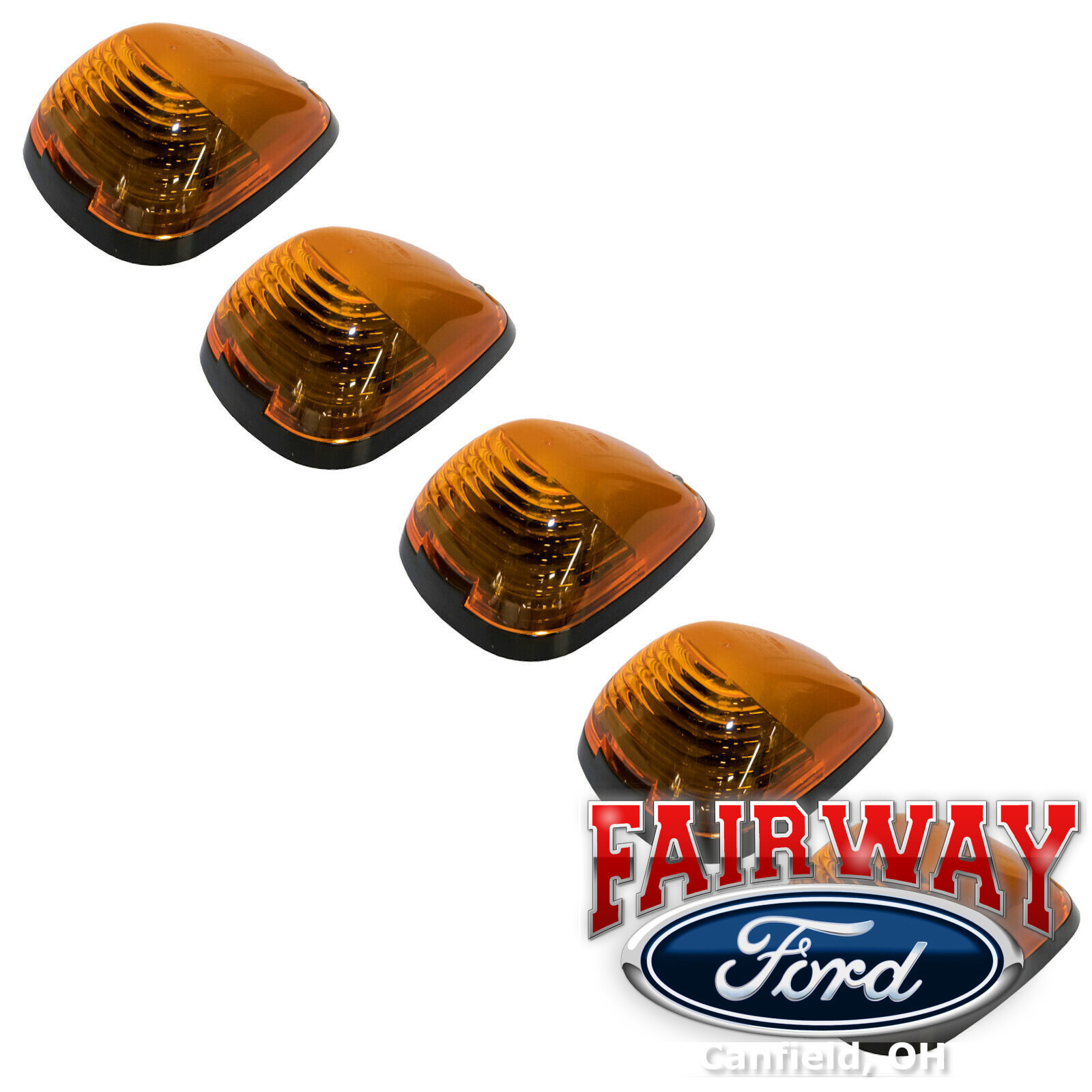 99 thru 16 Super Duty OEM Ford Roof Marker Lamp Light Kit 5pc w/Bulb 6C3Z15442A