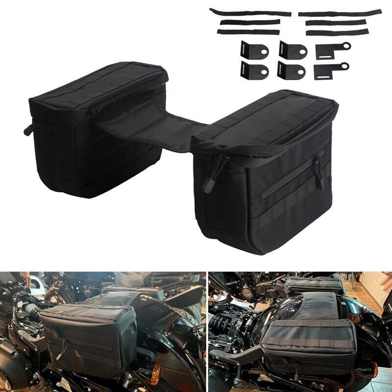 Club Style Saddlebags Luggage Bag For Harley Softail Street Bob Dyna Sportster