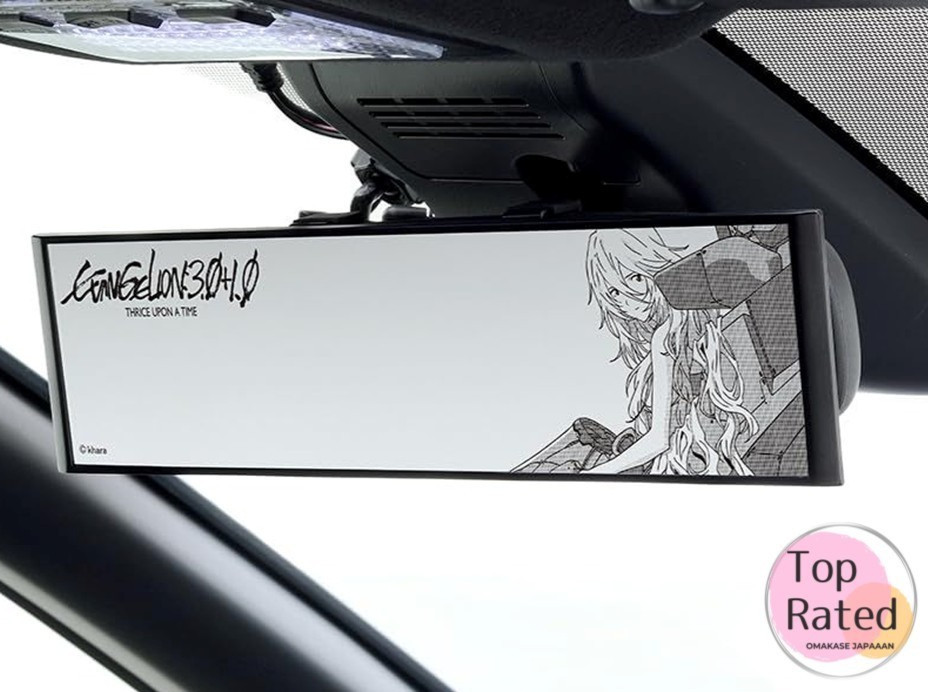 Evangelion Car Wide Room Mirror 270mm Rei Ayanami Long Hair Version New KYO-EI Evangelion Car Wide Room Mirror 270mm Rei Ayanami Long Hair Version New KYO-EI