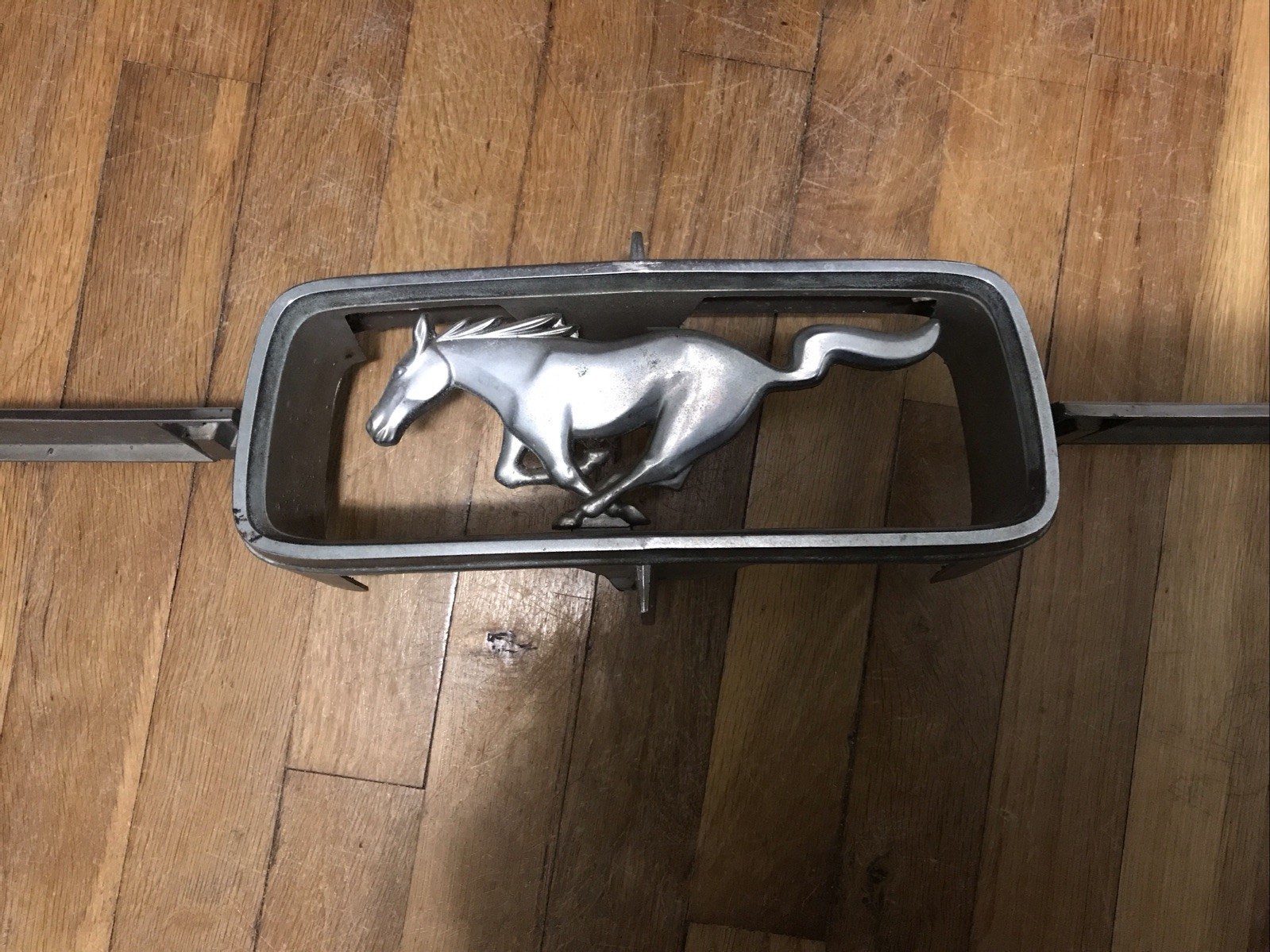 Original Ford 1966 67 Mustang Grill Emblem / Bars /Read Description Original Ford 1966 67 Mustang Grill Emblem / Bars /Read Description