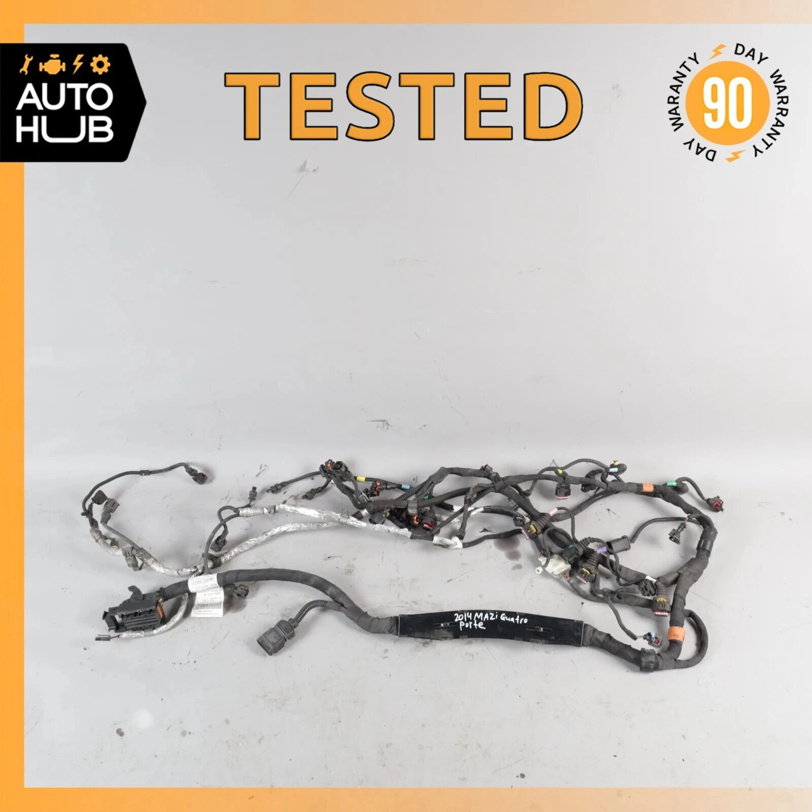 14-15 Maserati Quattroporte M156 3.0L Engine Motor Wire Wiring Harness OEM 14-15 Maserati Quattroporte M156 3.0L Engine Motor Wire Wiring Harness OEM