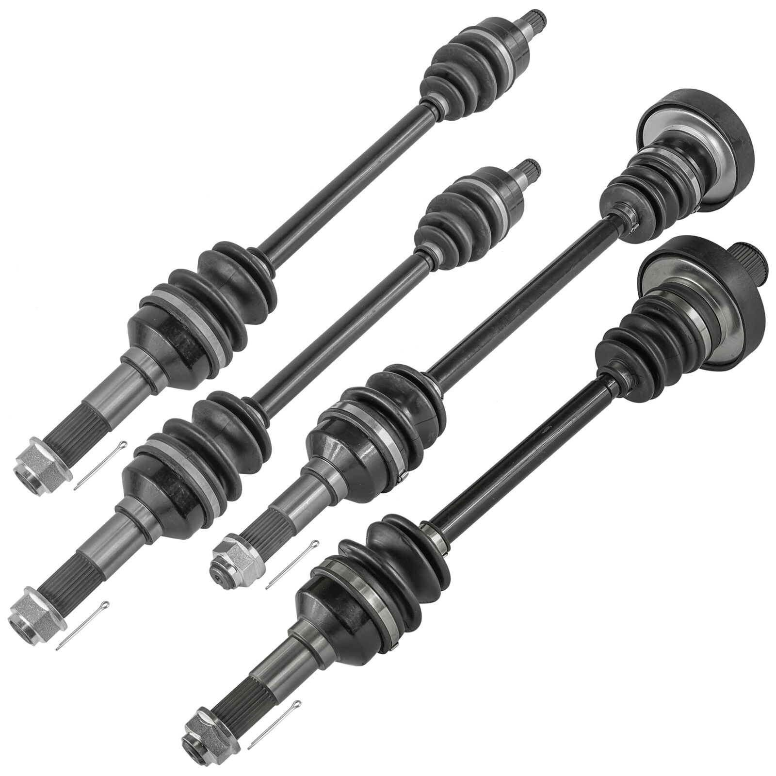 for Yamaha Rhino 700 YXR700F 4WD 2008-2013 Front and Rear RH / LH CV Joint Axles
