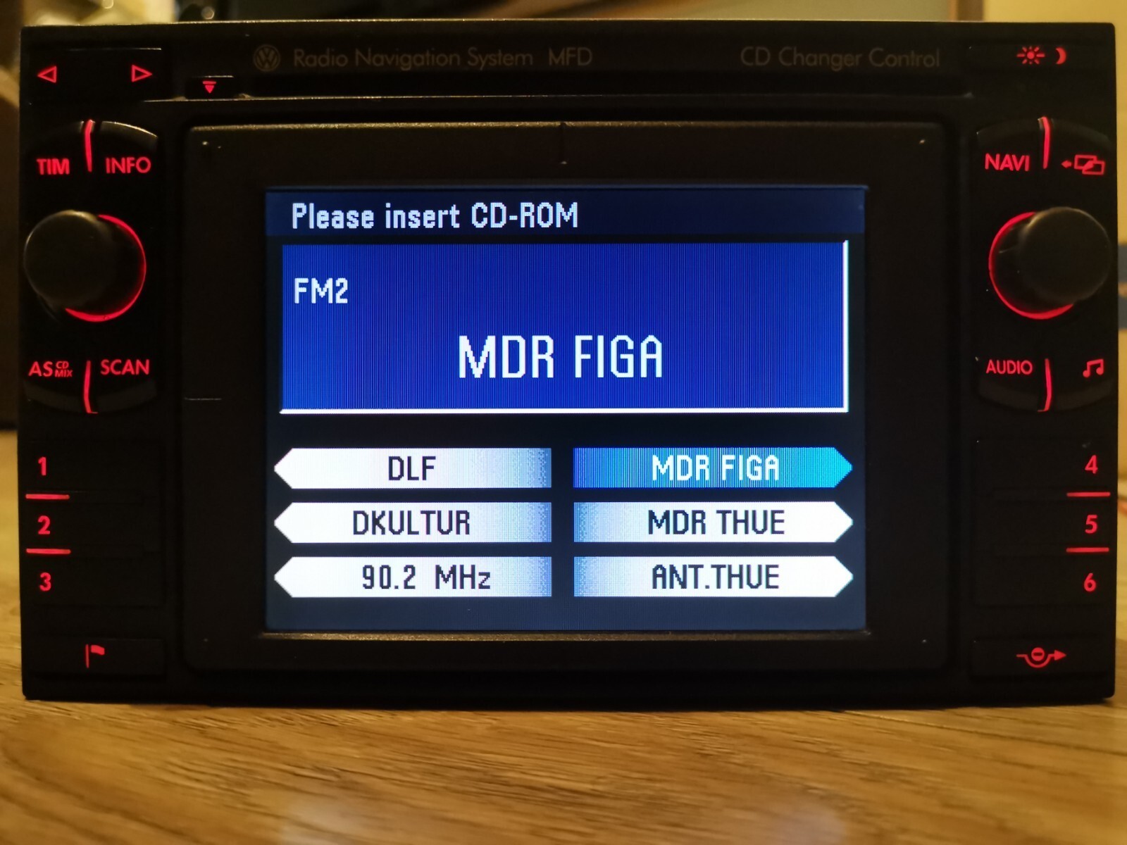 VW VOLKSWAGEN MFD NAVI RADIO SAT NAV UNLOCKED GTI 25th Anniversary R32 VR6 Jubi