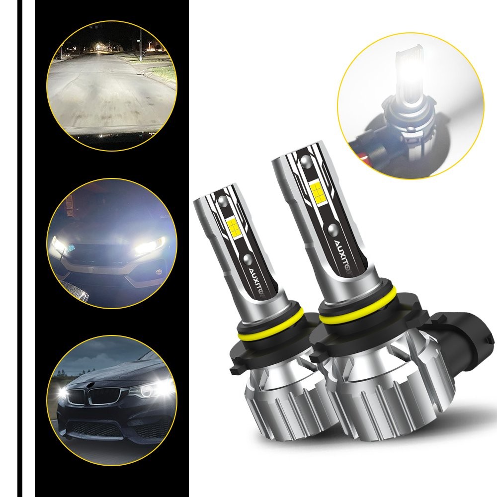 AUXITO 9005 LED Headlight Conversion Bulbs Kit High Beam White Super Bright 2/6x AUXITO 9005 LED Headlight Conversion Bulbs Kit High Beam White Super Bright 2/6x