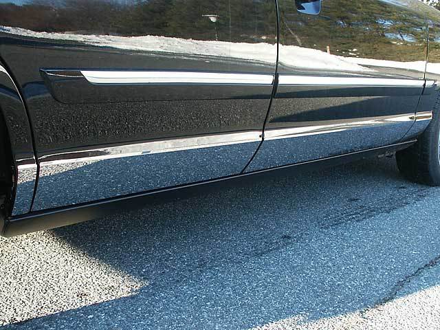 FITS MERCURY GRAND MARQUIS 1992-2011 STAINLESS STEEL CHROME ROCKER PANEL 8PCS