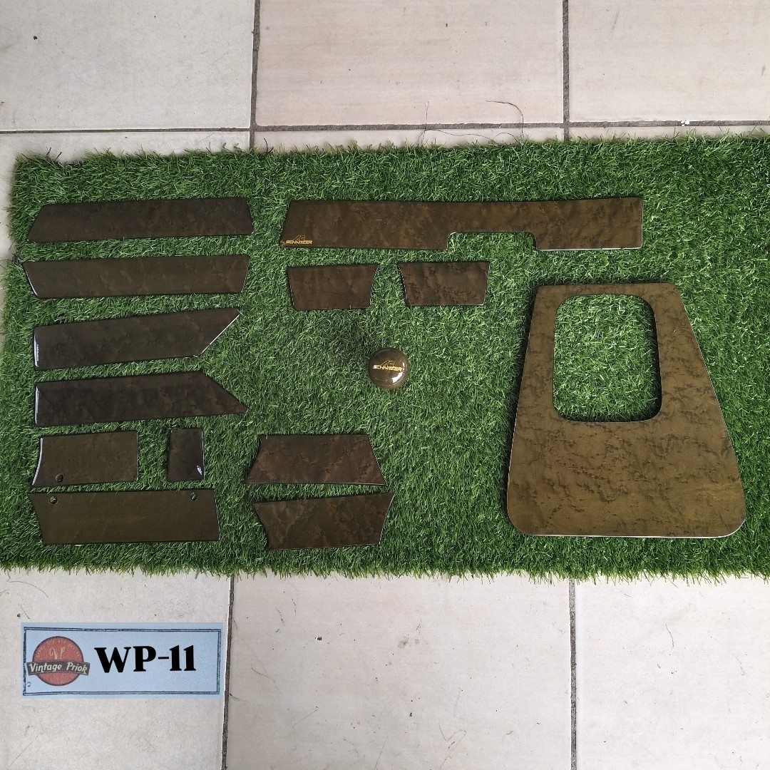 Set Wood Panel BMW E34 AC Schnitzer MP Design Gloss Brown Walnut Burl Germany Set Wood Panel BMW E34 AC Schnitzer MP Design Gloss Brown Walnut Burl Germany