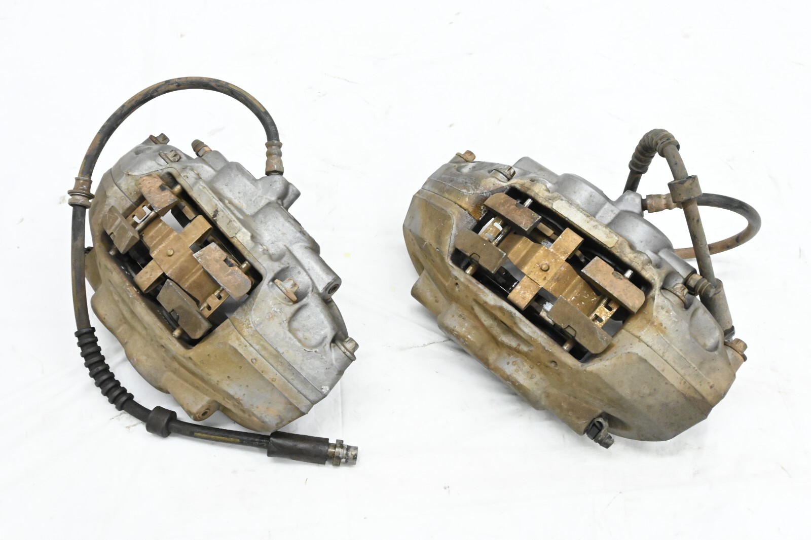 ⭐ 12-19 Bmw F32 3/4 Series Front Brembo Brake Caliper Shoe Bracket Set Oem