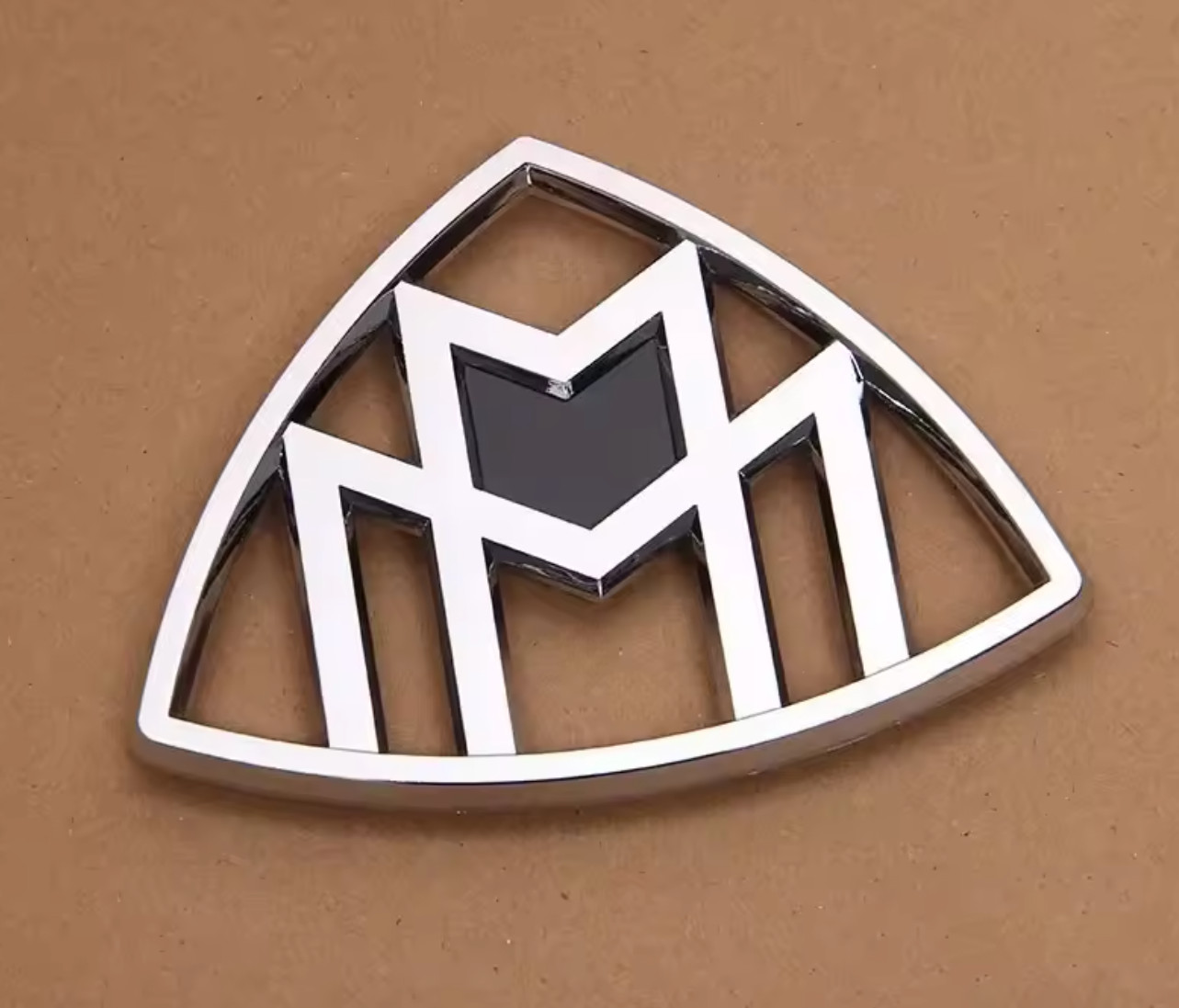 Bright Silver For Mercedes-Benz Maybach Trunk Emblem Rear Badge Standing W222 Bright Silver For Mercedes-Benz Maybach Trunk Emblem Rear Badge Standing W222