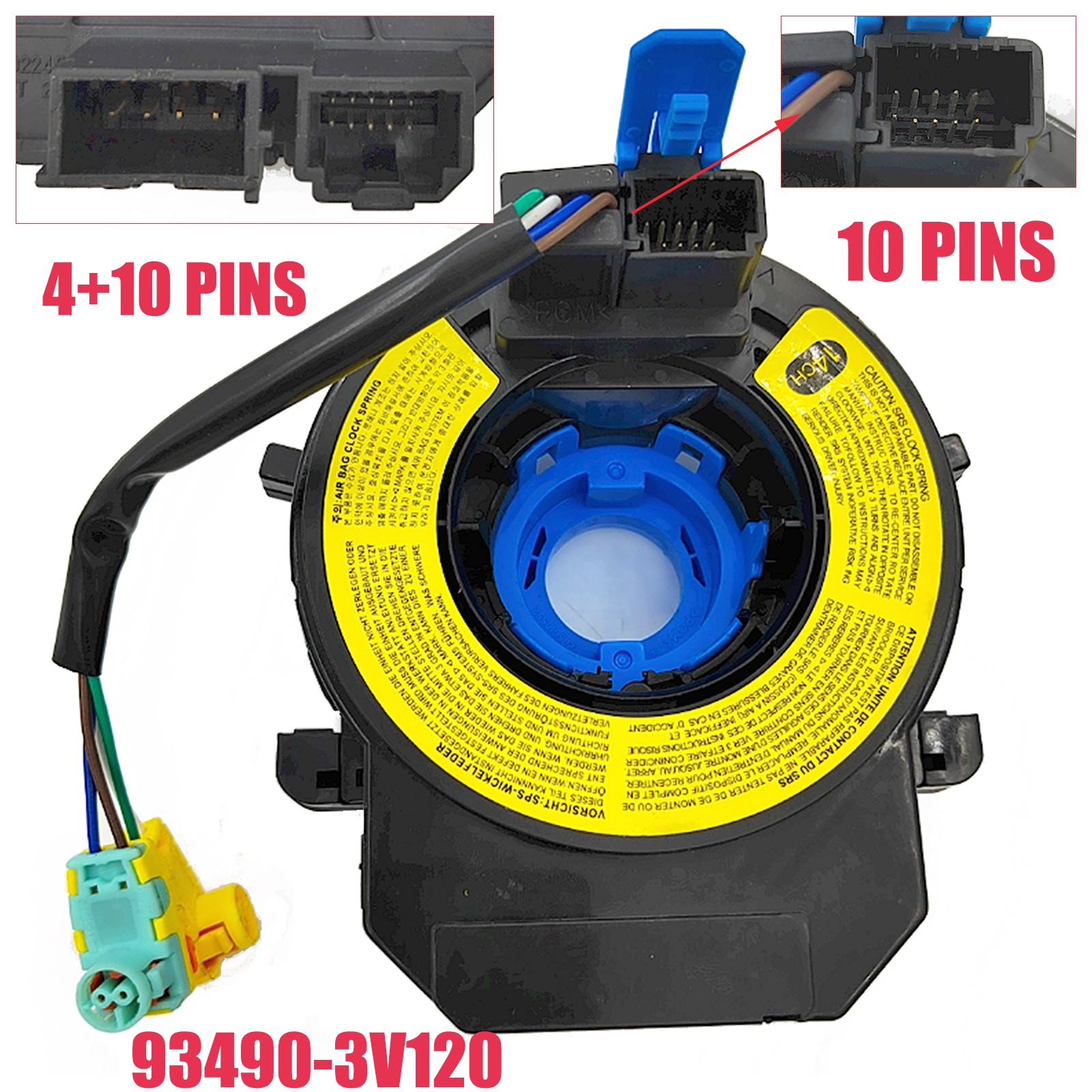 93490-3V120 Clock Spring Spiral Cable For 2014-2016 Kia Forte5