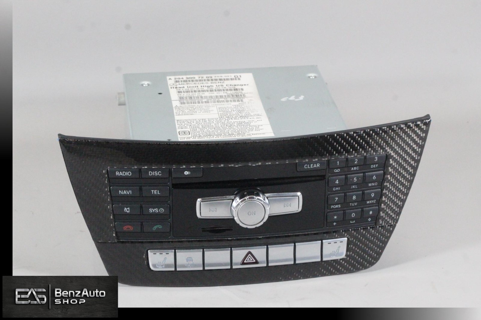 12-14 Mercedes W204 C63 AMG C350 Command Head Unit Navigation Radio OEM