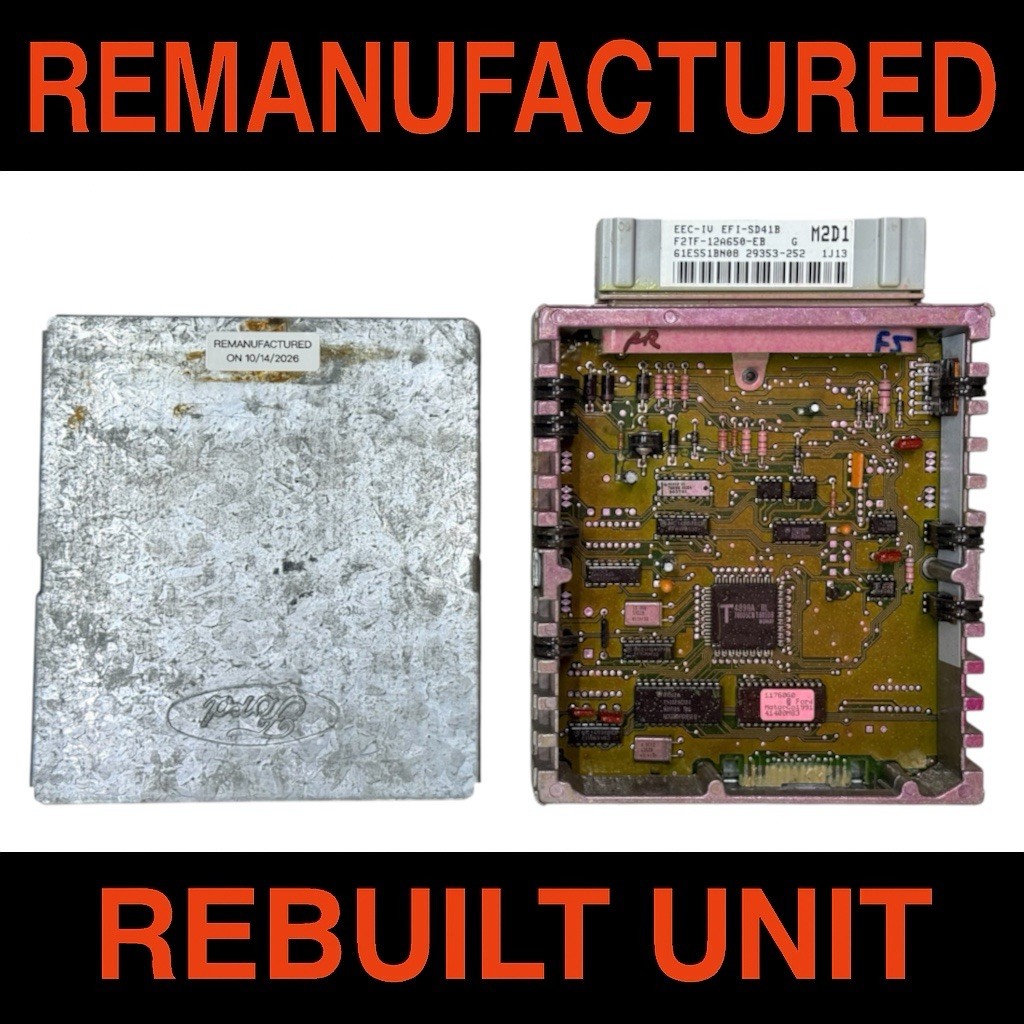 92 93 Ford F-150 5.8L MT Engine Computer ECU ECM PCM M2D1 F2TF-12A650-EB REBUILT 92 93 Ford F-150 5.8L MT Engine Computer ECU ECM PCM M2D1 F2TF-12A650-EB REBUILT