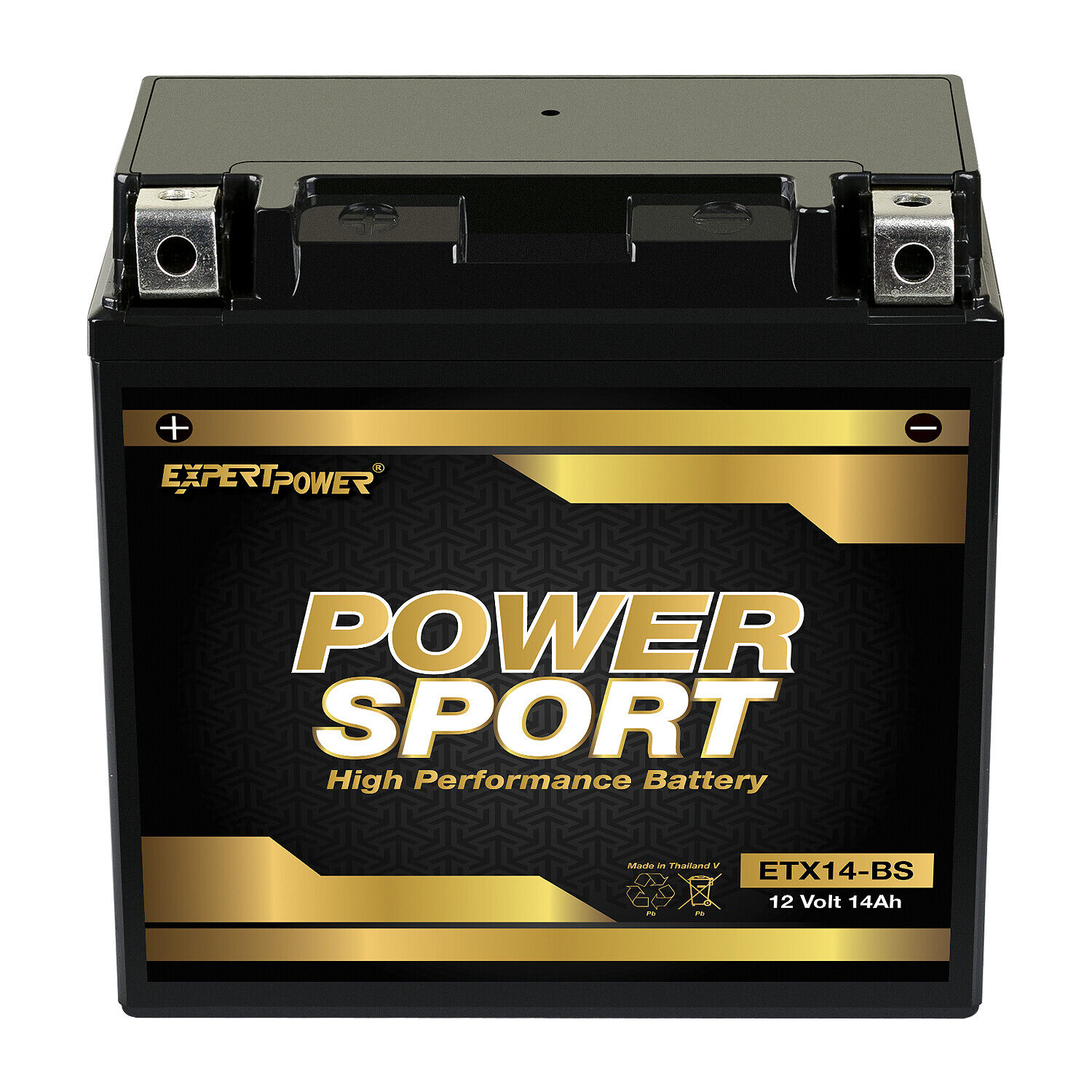 YTX14-BS Battery Replacement for Power Max GTX14-BS