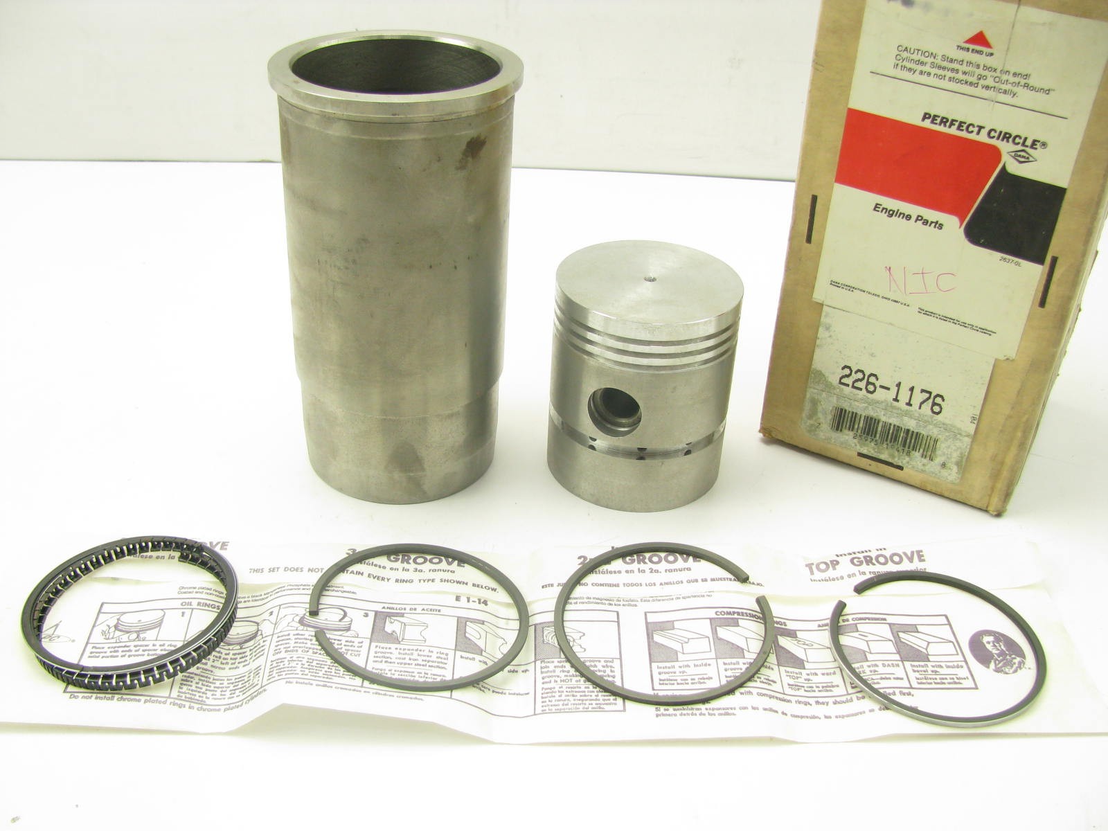Perfect Circle 226-1176 Engine Cylinder Piston Kit INTERNATIONAL IHC C123 U123