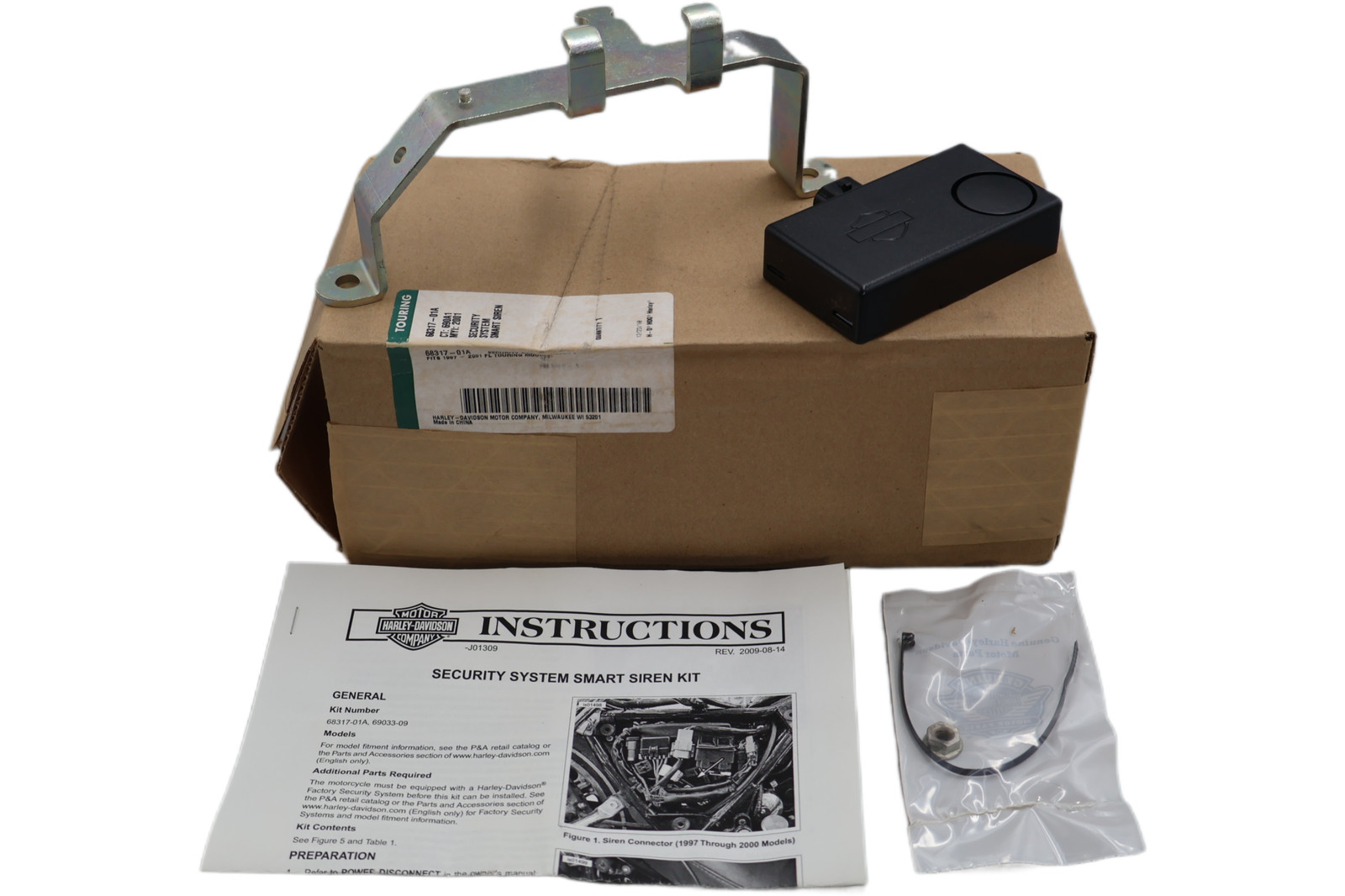 68317-01A NEW OEM 1997-2001 HARLEY-DAVIDSON TOURING SMART SECURITY SYSTEM SIREN 68317-01A NEW OEM 1997-2001 HARLEY-DAVIDSON TOURING SMART SECURITY SYSTEM SIREN