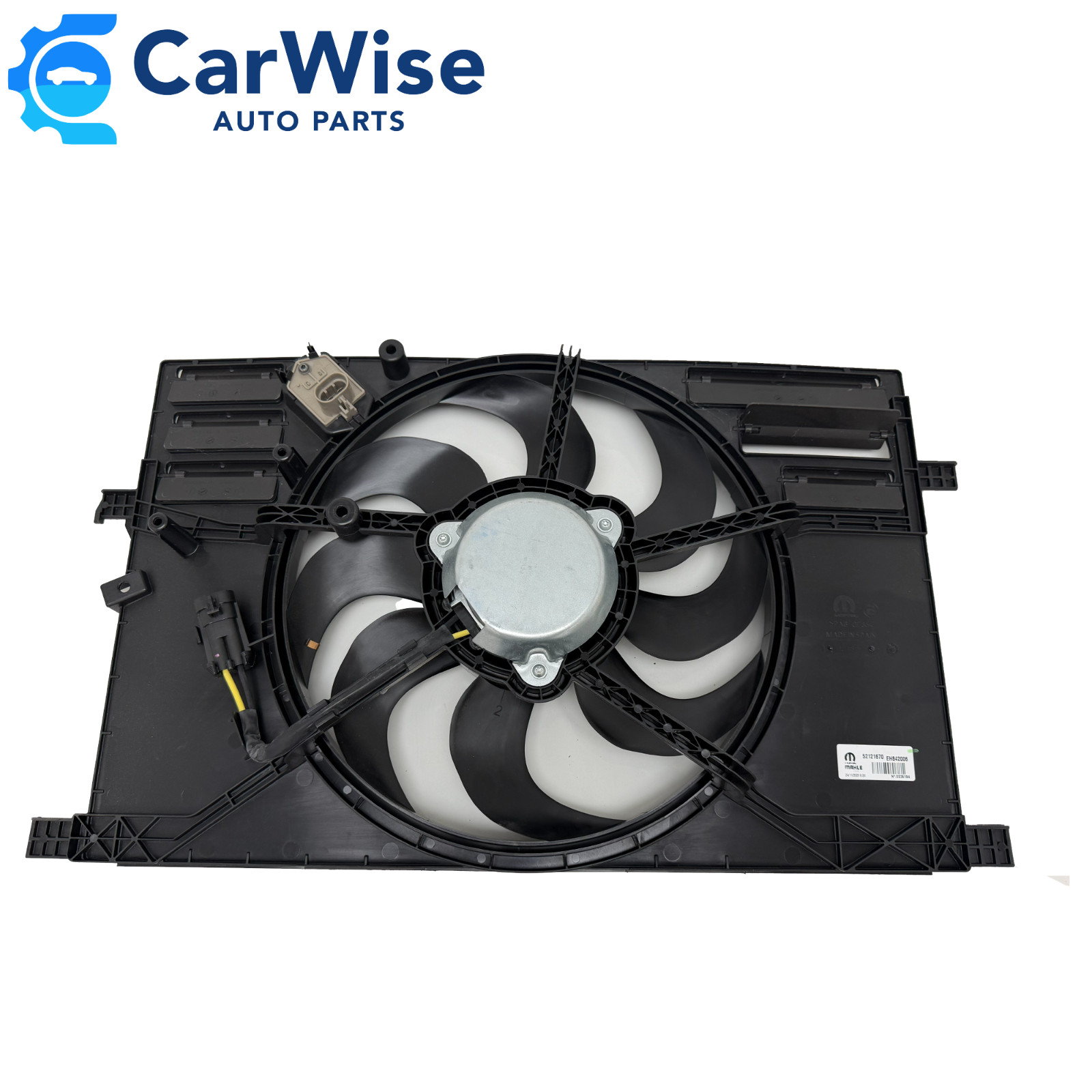 OEM 2015-20 JEEP RENEGADE 2.4 ENGINE MOTOR RADIATOR COOLING FAN 52121670 OEM 2015-20 JEEP RENEGADE 2.4 ENGINE MOTOR RADIATOR COOLING FAN 52121670