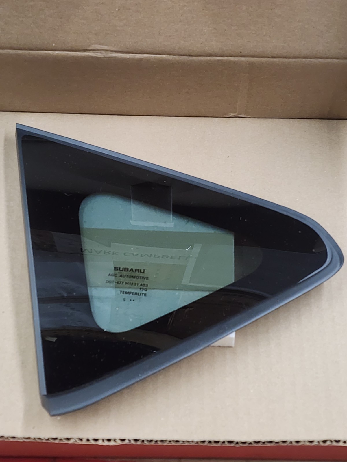 2024-2026 Subaru Crosstrek Driver Side Rear Door Vent Glass 65209FN01A OEM NEW 2024-2026 Subaru Crosstrek Driver Side Rear Door Vent Glass 65209FN01A OEM NEW