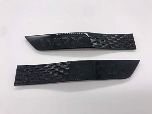2015-2020 Genuine OEM Subaru WRX Black Fender Badge Emblem Pair Limited set STi