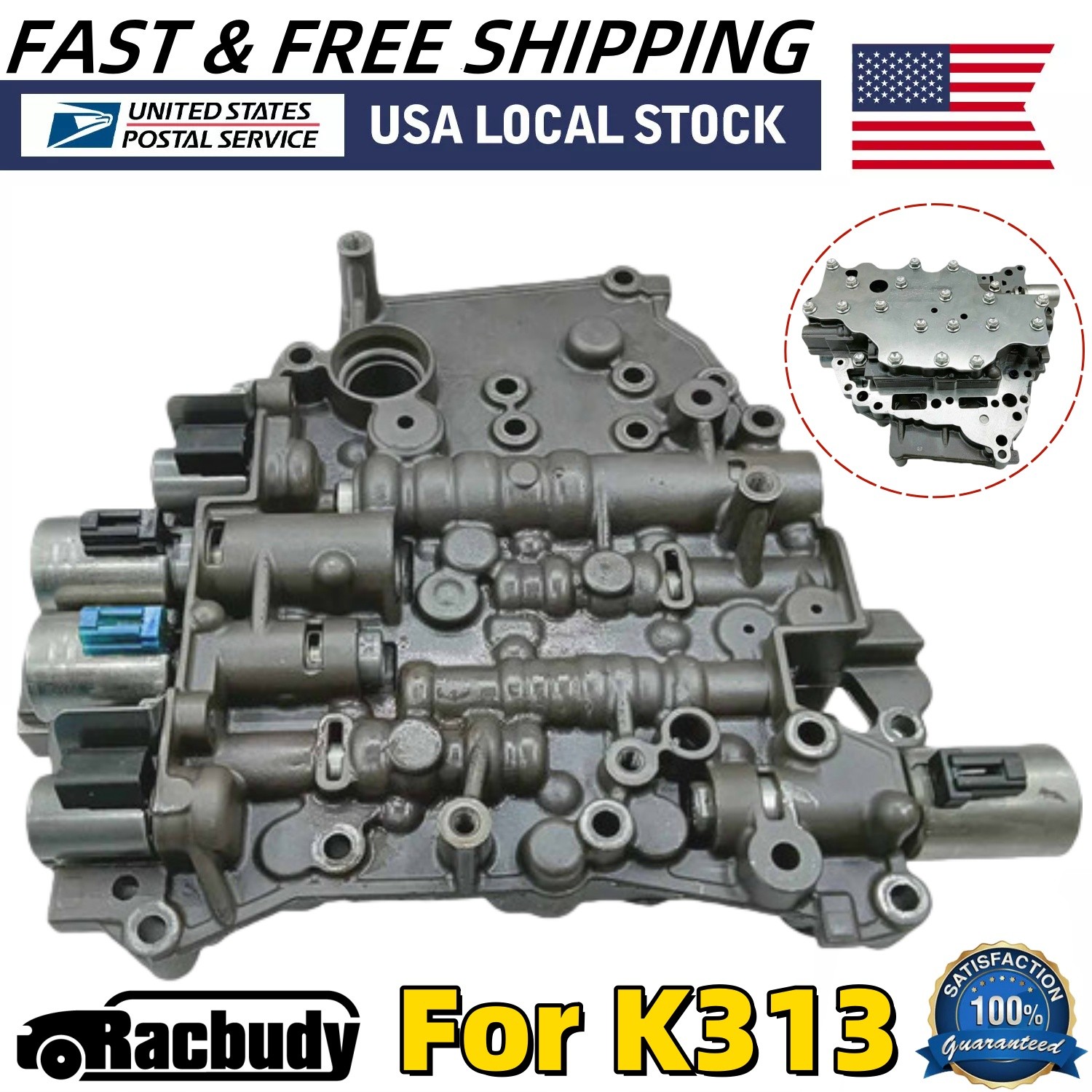K313 Automatic Transmission Valve Body Fits For Toyota Corolla 1.8L 2.0L 2014-ON