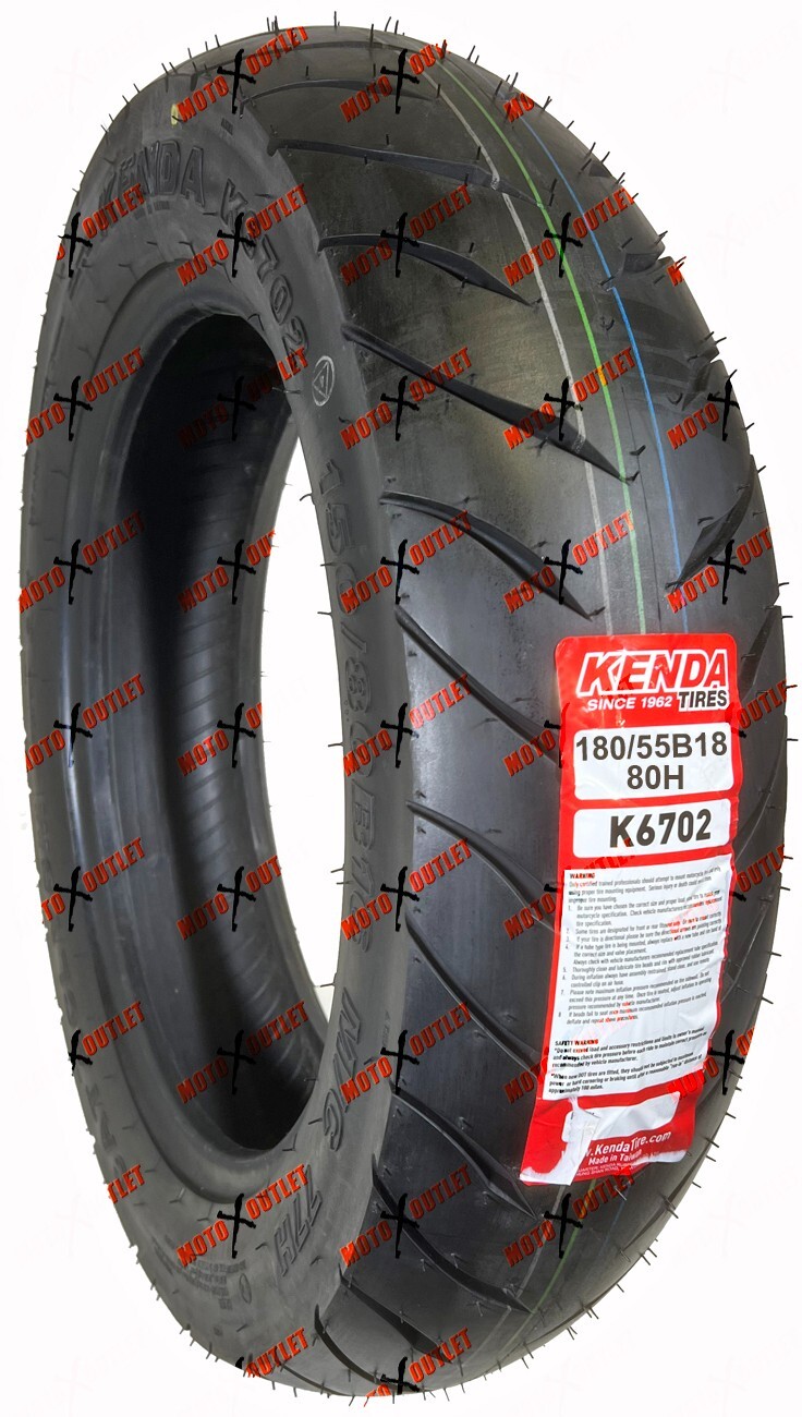Kenda K6702 180/55B18 Tire Rear Motorcycle Cataclysm 180 55 18 04670218018