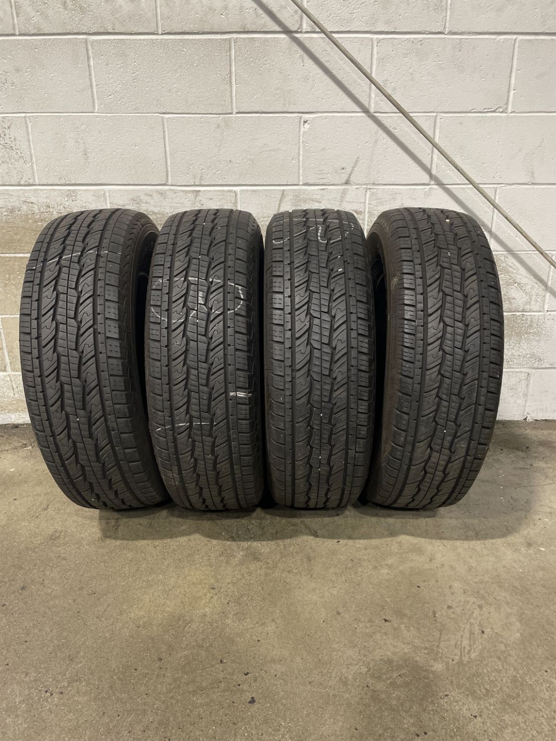 4x P255/70R17 General Grabber HTS 9/32 112 S Used Tires 2557017