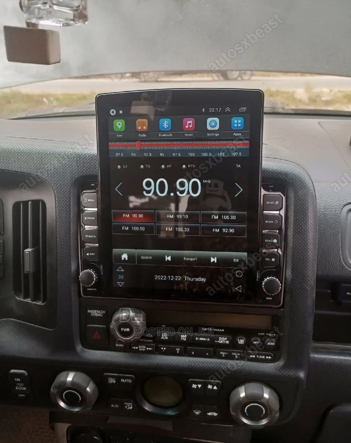 For 2006-2014 Honda Ridgeline Android 13 Carplay Car Stereo Radio GPS