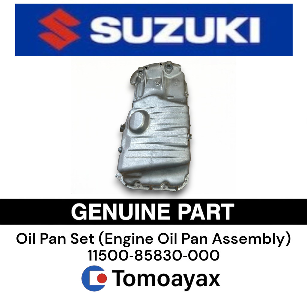 Suzuki 11500‑85830‑000 Oil Pan Set OEM Genuine for Kizashi 2.4L Engine