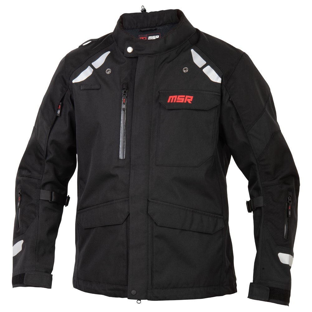 MSR Voyager Adventure Motorcycle Jacket Large Black MSR Voyager Adventure Motorcycle Jacket Large Black