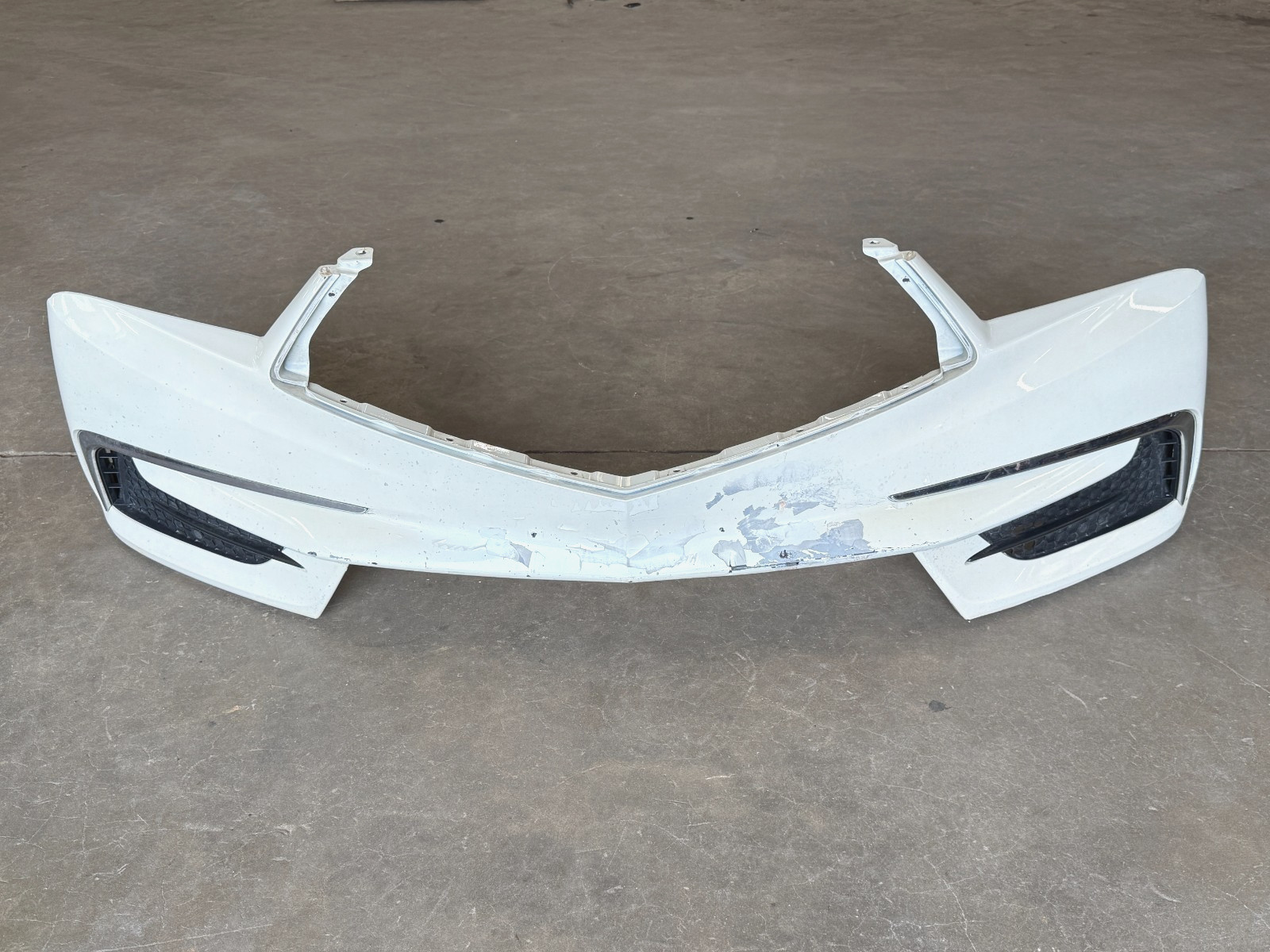 ⭐2017-2020 ACURA MDX TECH FRONT BUMPER COVER PANEL SHELL WHITE OEM LOT2764