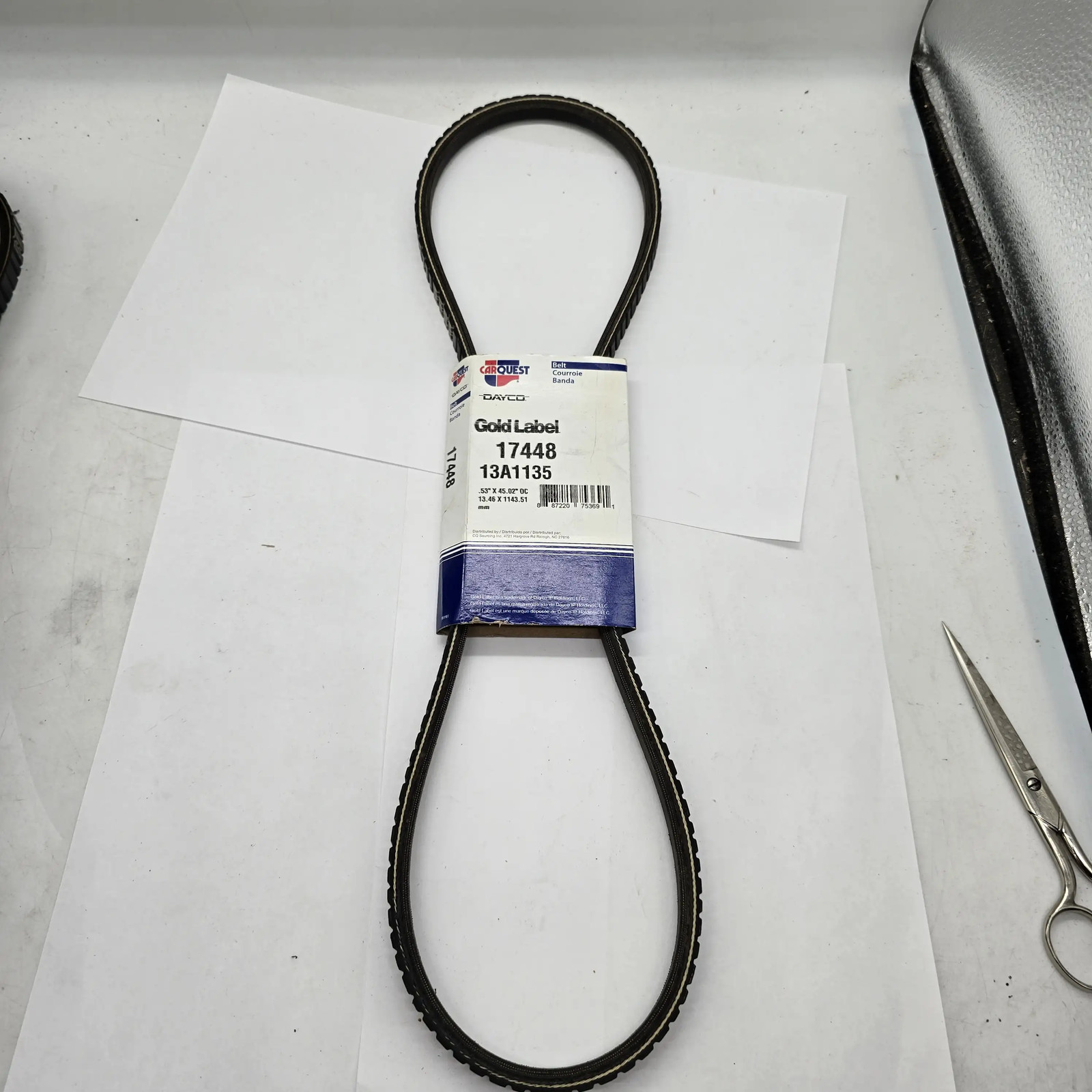 Dayco Top Cog Gold Label 17448 V-Belt Dayco Top Cog Gold Label 17448 V-Belt